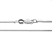 DSS 925 Sterling Silver Necklace for Women, Box Chain 0.8mm, Lobster Claw Clasps, Sterling Silver Chain, Italian Jewelry for Women, 16in