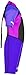 Hyperflex Access Unisex Child's 2mm Back Zip Shorty Wetsuit - Warm, Kid's Springsuit - 4-Way Stretch Neoprene - Adjustable Collar and Flat Lock Construction - 50+ UV SHIELD. Ages 2 thru 16, purple/pink, child 8 (XA620CB-24-8)