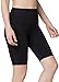 Oalka Women's Short Yoga Side Pockets High Waist Workout Running Shorts