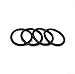 Rubber Bands O Rings - Universal Bumper Fender Quick Release O Rings Fasteners Gaskets Grommets, Pack of 4