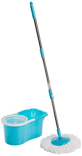Gala Aqua Spin 151617 Mop (Aqua Blue and White)