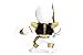 JADA Toys Power Rangers White Ranger Diecast Figure Collectible Toy, 4