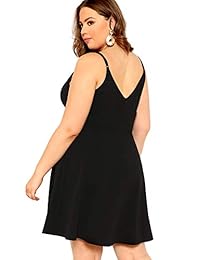 SheIn - Vestido de cami sin mangas con cuello en V