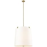 Z-Lite 3501P24-MGLD Weston - 6 Light Pendant in Industrial Style-24 Inches Tall and 24 Inches Wide, Finish Color: Modern Gold