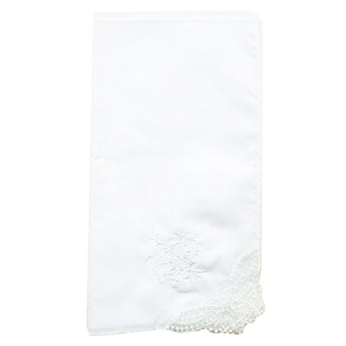 CoCoUSM Womens Embroidery Floral Cotton Handkerchiefs Pack of 3/6/12