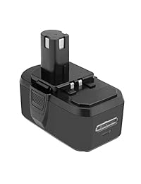 Exmate 18V 3.5Ah NI-MH - Batería de repuesto para Ryobi ONE+ P100 P101 ABP1801