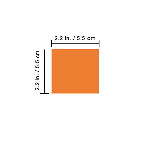 image for Exquiss 6400 Sheets Tissue Paper Squares 2.2 inch Bulk 16 Colors for A