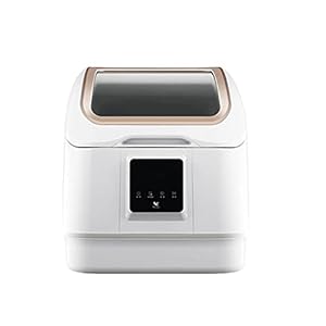 Automatic Dishwasher 4 Sets of Household Small Desktop Integrated Washing Fruit and Vegetable Intelligent Drying