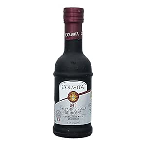 Colavita Aged Balsamic Vinegar of Modena IGP, 3 years, 8.5 Floz, Glass Bottle