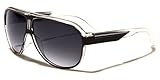 Turbo Aviator Men's Women's Retro Sunglasses Flat Top Frame