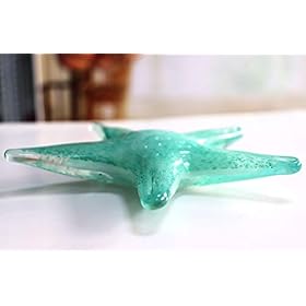 WhaleCreation Crystal Home Décor Figurine Animal Collection, Handmade Glass Art Ornament Gift (Starfish) 31q8yB7e2XL