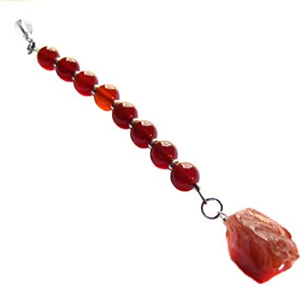 Carnelian Sacral Chakra 2nd Chakra Gemstone Meditation Tool Pocket Mala Mini Mala Beads