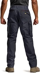 CQR Men's Quick Dry Work Pants, Water Resistant