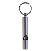 Vipeco New Stainless Steel Survival Lifesaving Emergency SOS Whistle with Pocket Clip