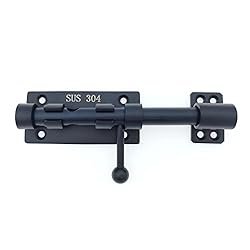 6in Slide Bolt Gate Latch 304 Stainless Steel