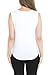 Rekucci Women's Soft Jersey Knit Sleeveless Tank Top (S-XXL) (Medium,White)