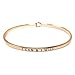 by you Inspirational Positive Message Engraved Thin Cuff Bangle Hook Bracelet