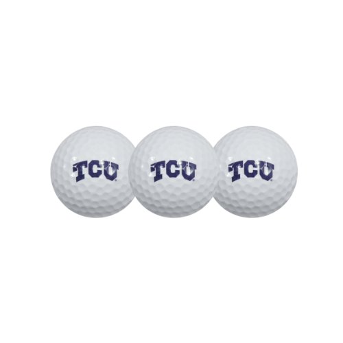 Team Effort Texas Christian Horned Frogs Golf Ball 3 Pack