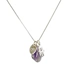 Handmade Spirituality & Protection Charm Necklace with Amethyst for Men and Women