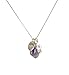 Handmade Spirituality & Protection Charm Necklace with Amethyst for Men and Women