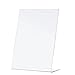 TWING Acrylic Sign Holder 8.5 x 11 Table Stands for Signs 6 pcs Table Sign Holder Acrylic Clear Frames Stands for Display
