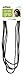 Scunci No-slip Grip Flat Black Headwraps, 9mm, (Pack of 4)
