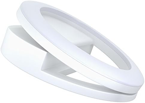 Selfie Ring Light, Rechargeable [Pro-series] Premium LED, Multi-Level Brightness, for iPhone X/8/7/6s/Plus, Samsung Galaxy