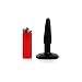 Beginner Anal Trainer Set by Healthy Vibes (3 Pack, Black) - Butt Plug Sex Toy Kit for Men or Women Prepares for Anal Sex - Anal Toys with Smooth Tapered Dilator for Easy Entry - Made with Premium PVC