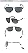DUCO Premium Retro Square frame Polarized Sunglasses 100% UV protection 8177s