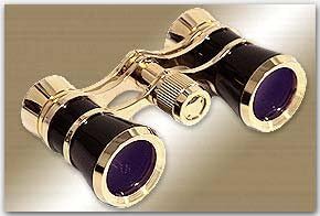 Aida Opera Glasses Finish: Black/Golden