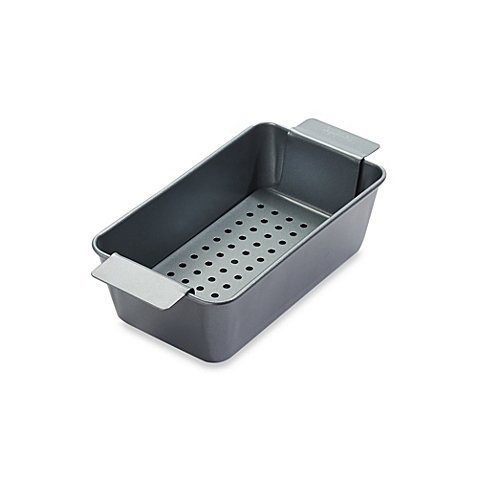 Chicago Metallicâ„¢ Professional Healthy Meatloaf Pan Set with Armor-glide Coating
