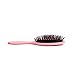 Vanity Planet Hi-Shine Dry Styling Oval Hair Brush, Thick Flexible Bristles Reduces Frizz and Static - Pink