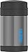 THERMOS FUNTAINER 16 Ounce Stainless Steel Kids Food Jar, Charcoal