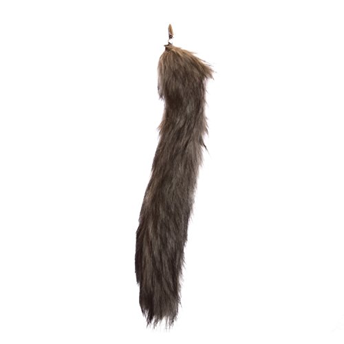 Life-like Aye-Aye Lemur Tail Clip-On Accessory for Aye-Aye Lemur Cosplay, Aye-Aye Lemur Costume, Pretend Animal Play or Zoo Animal Party Costumes