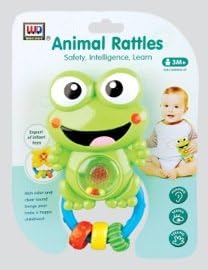 WeiDey Animal Rattle Toy - FROG - Rich Colour And Clear Sound Brings a Happy Childhood!