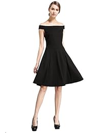 Vestido de fiesta Buenos Niños para mujer, corto sin mangas, de malla plisada, corte en A