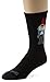 SockGuy Men's Gnomies Socks, Black, Small/Medium