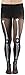 ToBeInStyle Women's Large Human Skeleton Bones Pantyhose - Sheer/Black