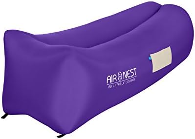 Air Nest Inflatable Hammock Lounge Bag Air Sofa Ships in USA Fast! Perfect for Indoor or Outdoor Hangout or Inflatable Lounger for Camping Picnics &amp; Music Festivals