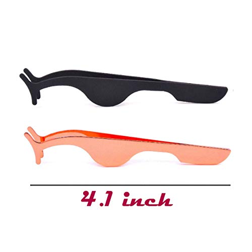 Agreatca False Eyelashes Applicator Tool,Eyelashes Clip Stainless Steel False Eyelashes Extension Applicator Tool Fish Tail Clip Tweezers Nipper Tool