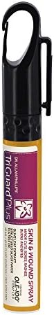 Triguard Plus Skin Spray by Oxygen | 10 ml. 3 Pack Antimicrobial Topical Protection In A Easyclip Travel Bottle, Alcohol-Free Hand And Body Antibacterial Wound Cleanser And Sanitizer