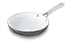Calphalon 2 Piece Classic Ceramic Nonstick Omelet Chef Pan Set, Grey/White