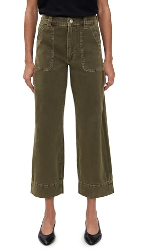 PAIGE Women's Cameron Ankle Pants with Utility Pockets, Vintage Meadow Spring,…