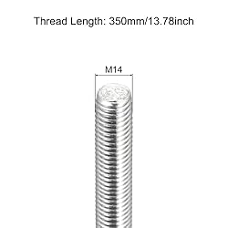 MECCANIXITY Fully Threaded Rod M14 x 350mm 2mm