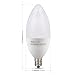 Albrillo E12 LED Candelabra Bulb 5W, 40 Watt Equivalent, Warm White, 6 Pack