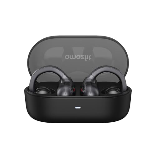 Up OWS Auriculares Bluetooth 5.3, Diseño Abierto Inalámbrico con Control Táctil, Resistente al Agua IPX4, Reducción de Ruido con IA, Cascos Deportivos para Running y Fitness
