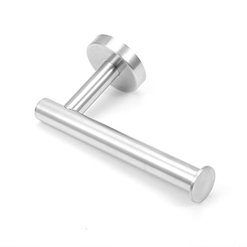 1pc Sus 304 Stainless Steel Brushed Wall Mount Bathroom Lavatory Rolling Toilet Paper Holder