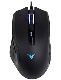 Basics Multicolor mouse Gaming   programable Macros, 3200 DPI ajustable