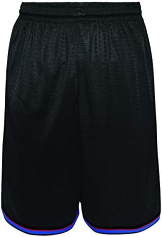 black basketball shorts