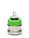 Klean Kid Kanteen Stainless Steel Baby Bottle with Slow Flow Silicone Nipple, Silver, 5-Ounce